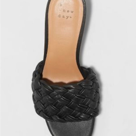 Women's Dorothy Slide 2.5” Heels with woven front detail- A New Day - Picture 3 of 8